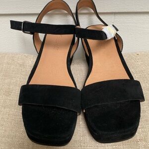 Madewell black Sandle little heel